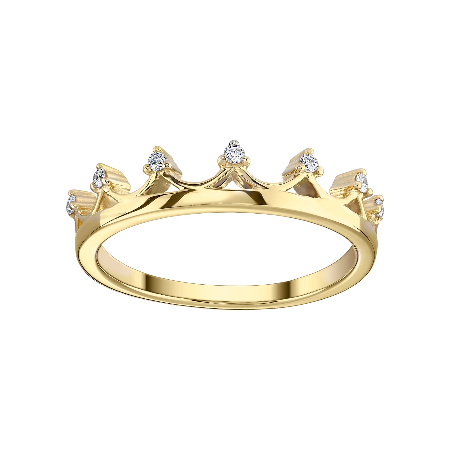 Gold Ring 14K (585) Zenith with Diamonds 0.06 ct - Gold