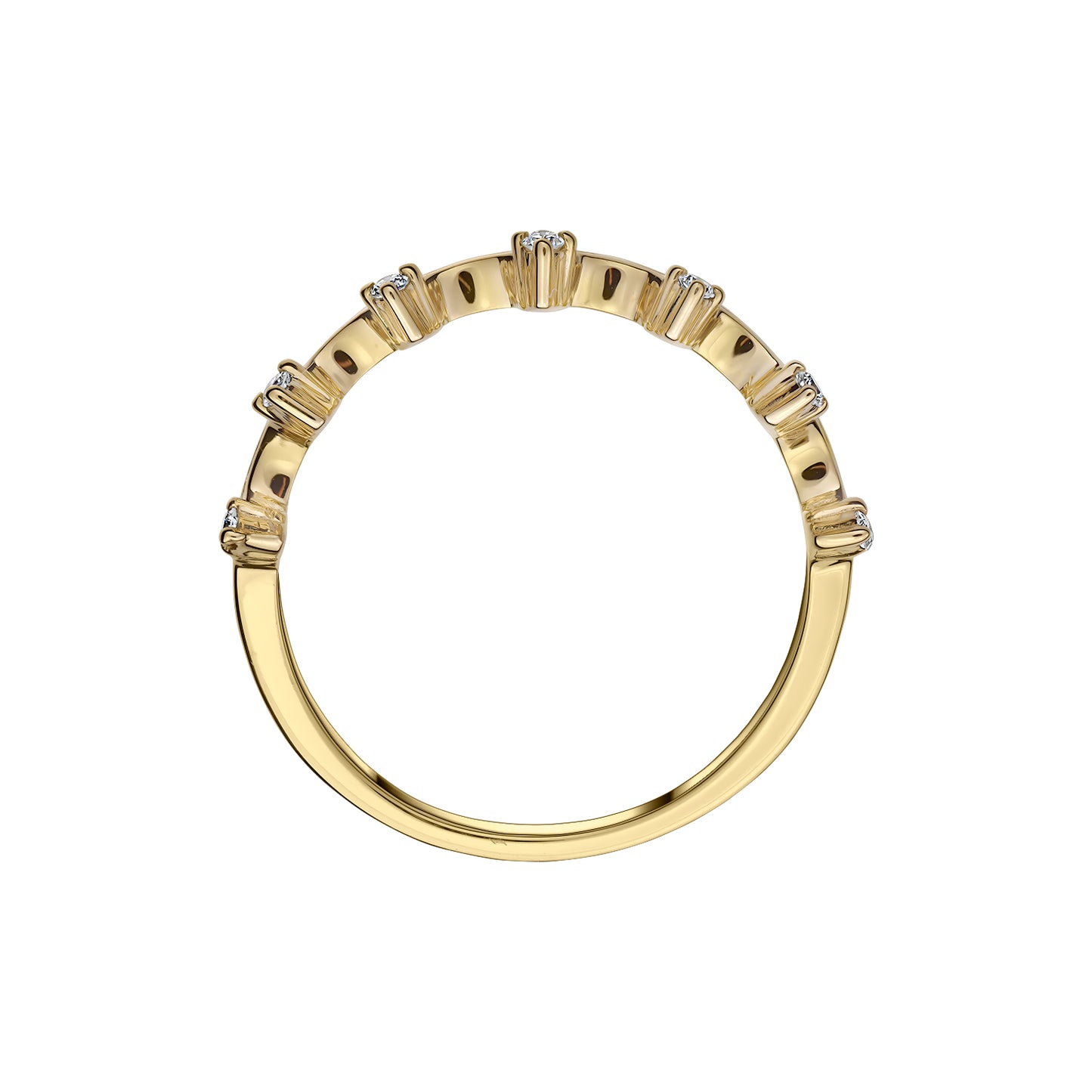 Gold Ring 14K (585) Zenith with Diamonds 0.06 ct - Gold