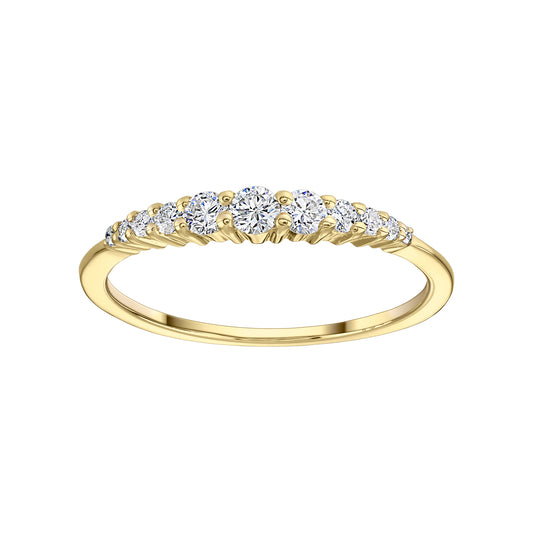 Gold Ring 14K (585) Tresor with Diamonds 0.25 ct - Gold