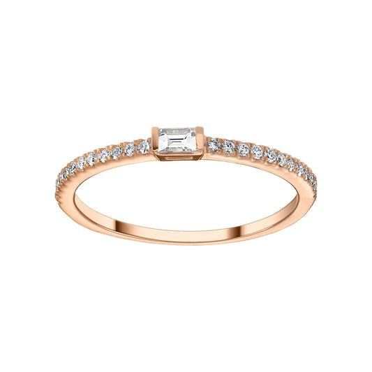 Inel din Aur 14K (585) Enchant cu Diamante 0.17 ct