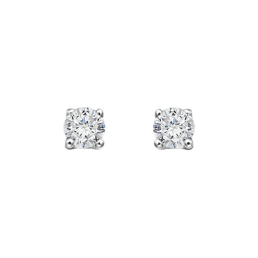 Cercei din Aur 14K (585) Bliss cu Diamante 0.20 ct