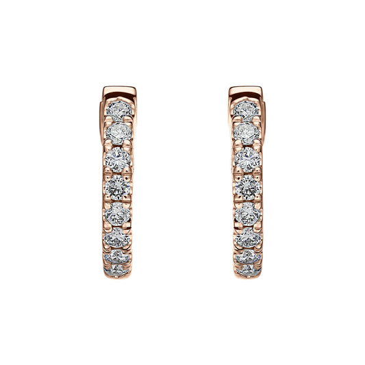 Cercei din Aur 14K (585) Idyll cu Diamante 0.25 ct