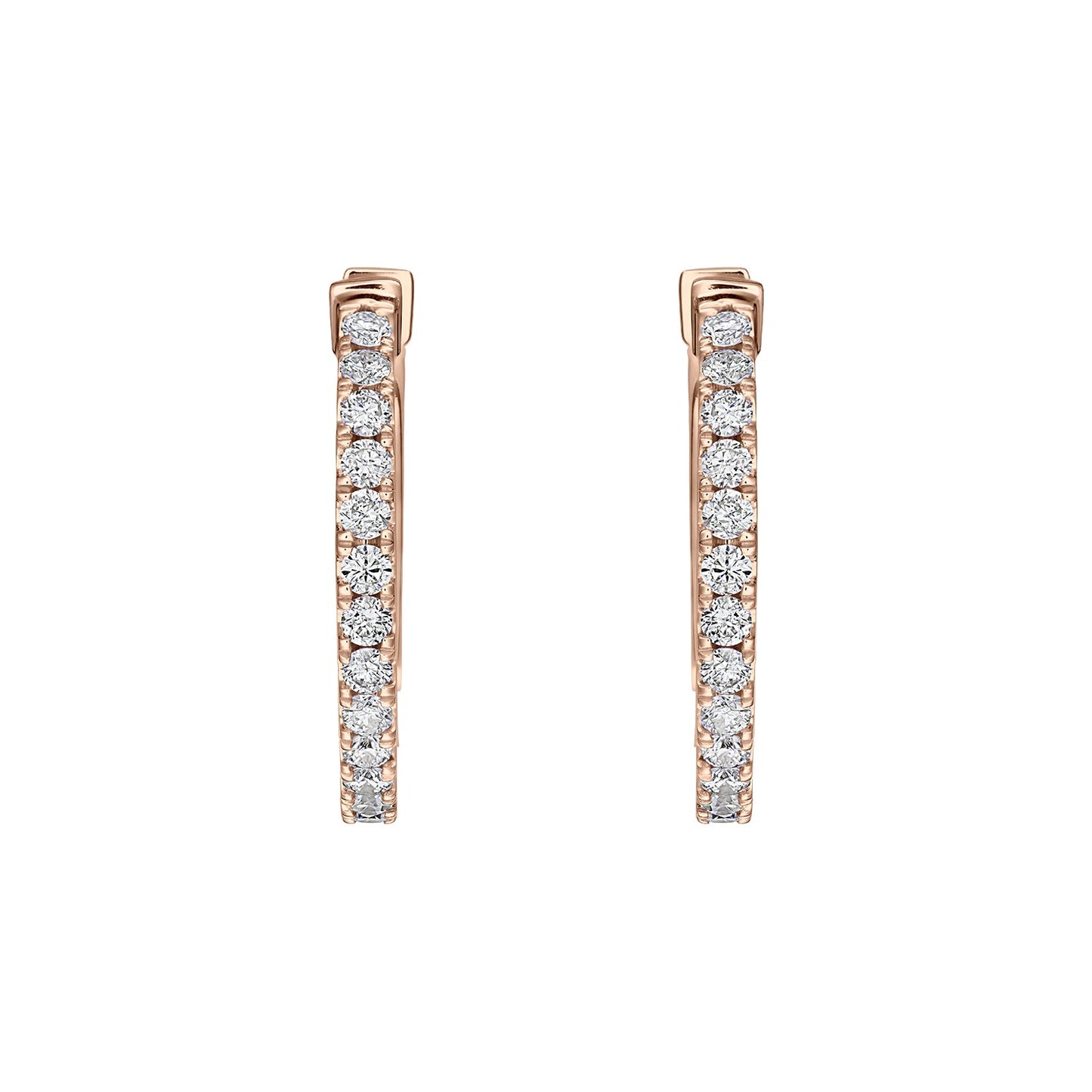 Cercei din Aur 14K (585) Idyll cu Diamante 0.45 ct