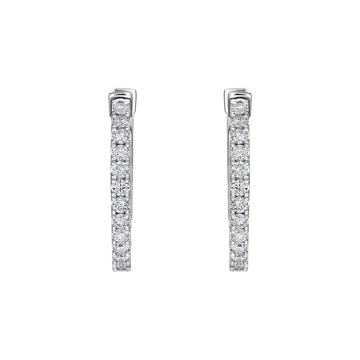Cercei din Aur 14K (585) Idyll cu Diamante 0.45 ct
