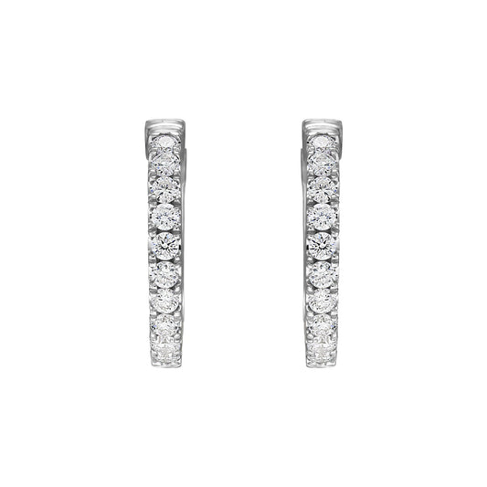 Cercei din Aur 14K (585) Idyll cu Diamante 0.30 ct