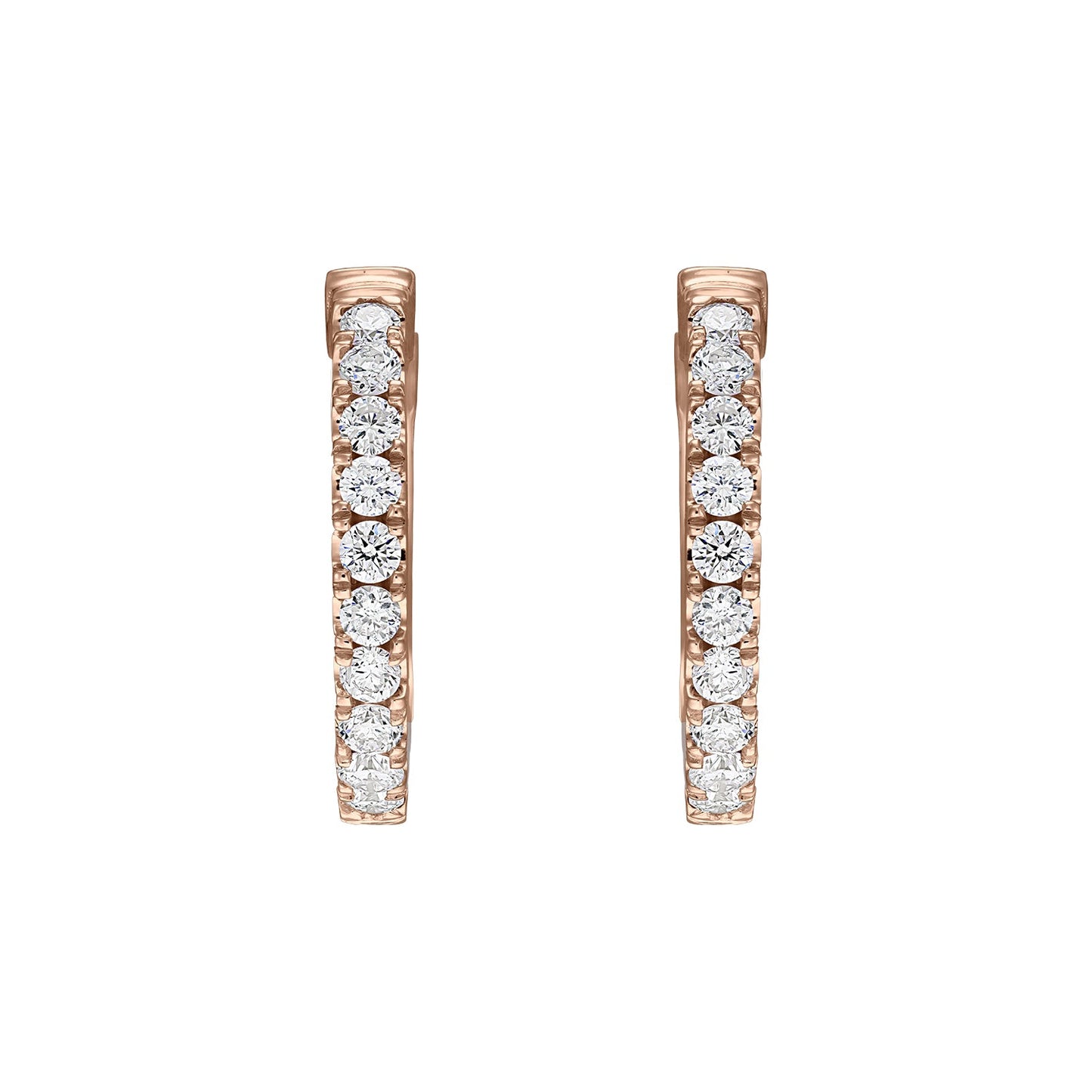 Cercei din Aur 14K (585) Idyll cu Diamante 0.30 ct