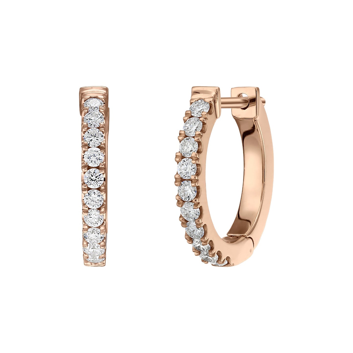 Cercei din Aur 14K (585) Idyll cu Diamante 0.30 ct