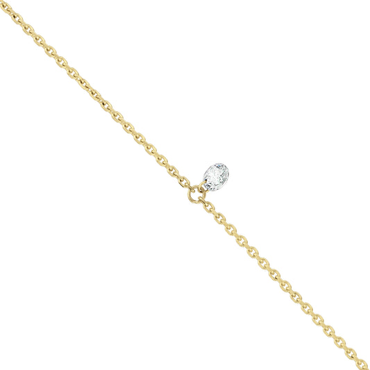 Bratara din Aur 14K (585) Wispy cu Diamante 0.10 ct