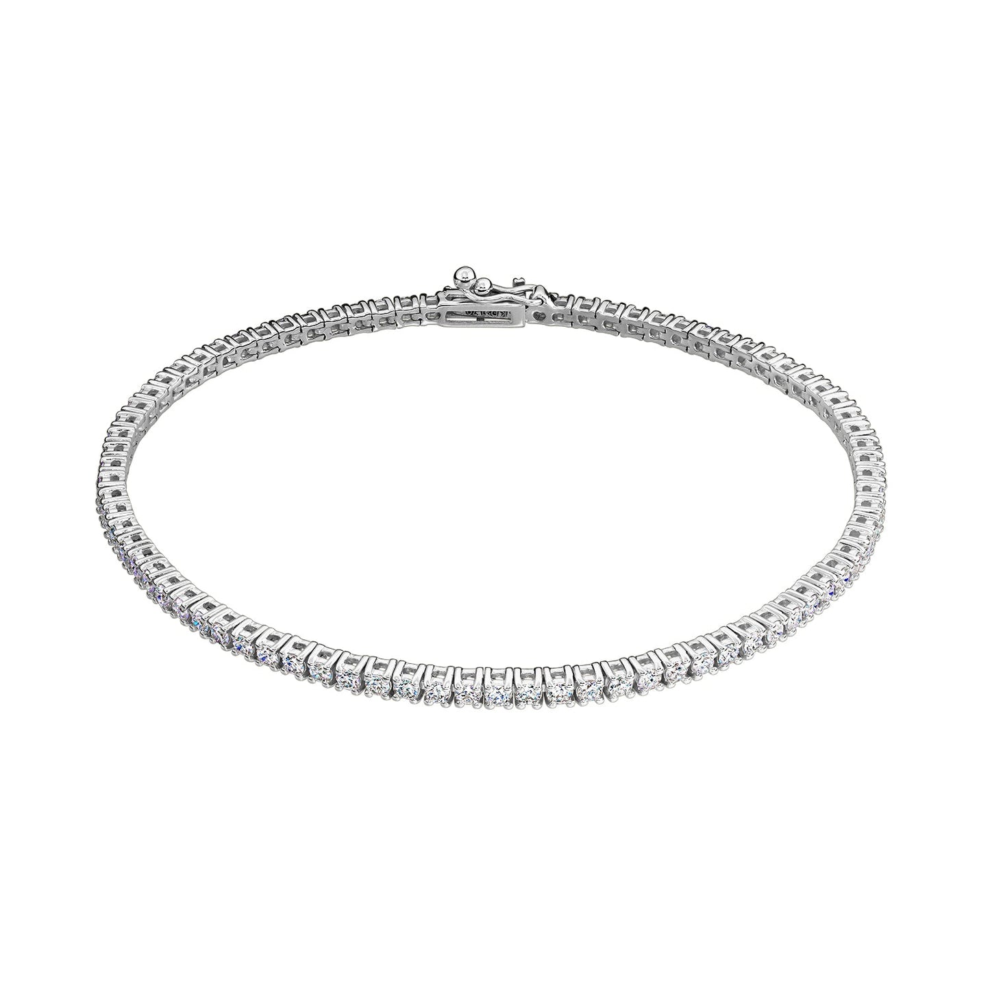 Bratara Tennis din Aur 14K (585) Eternity cu Diamante 1.5 ct
