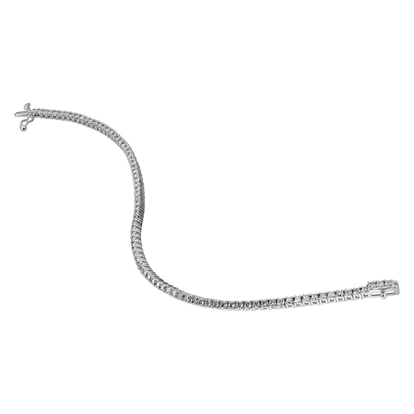Bratara Tennis din Aur 14K (585) Eternity cu Diamante 1.5 ct