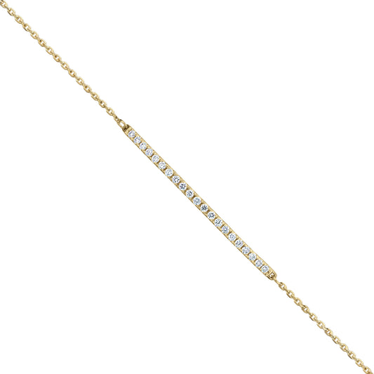 Bratara din Aur 14K (585) Stun cu Diamante 0.17 ct