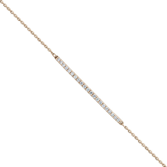 Bratara din Aur 14K (585) Stun cu Diamante 0.17 ct