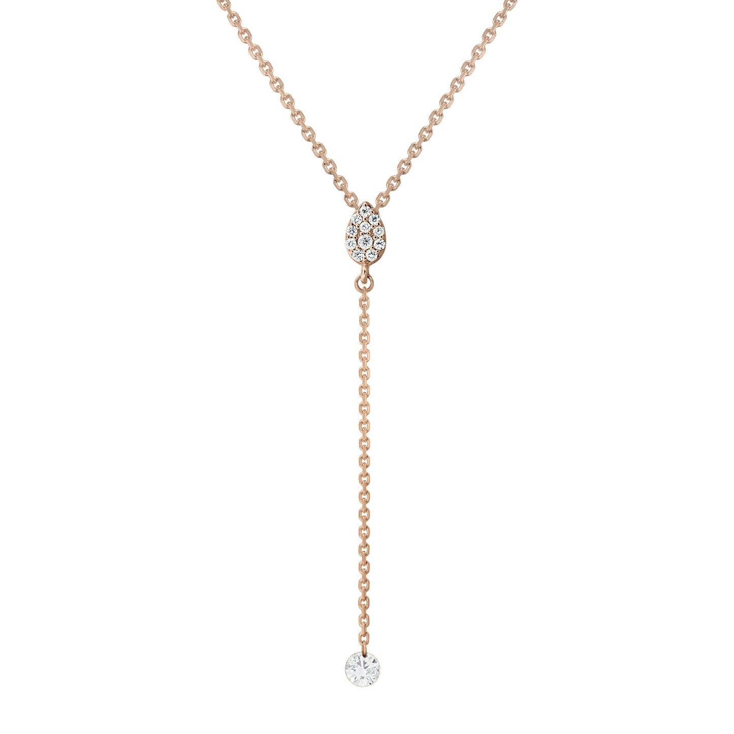 Colier din Aur 14K (585) Dazzle cu Diamante 0.15 ct