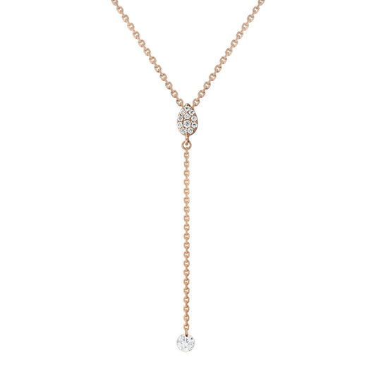 Colier din Aur 14K (585) Dazzle cu Diamante 0.15 ct