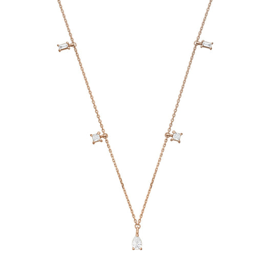 Colier Choker din Aur 14K (585) Flirty cu Diamante 0.35 ct