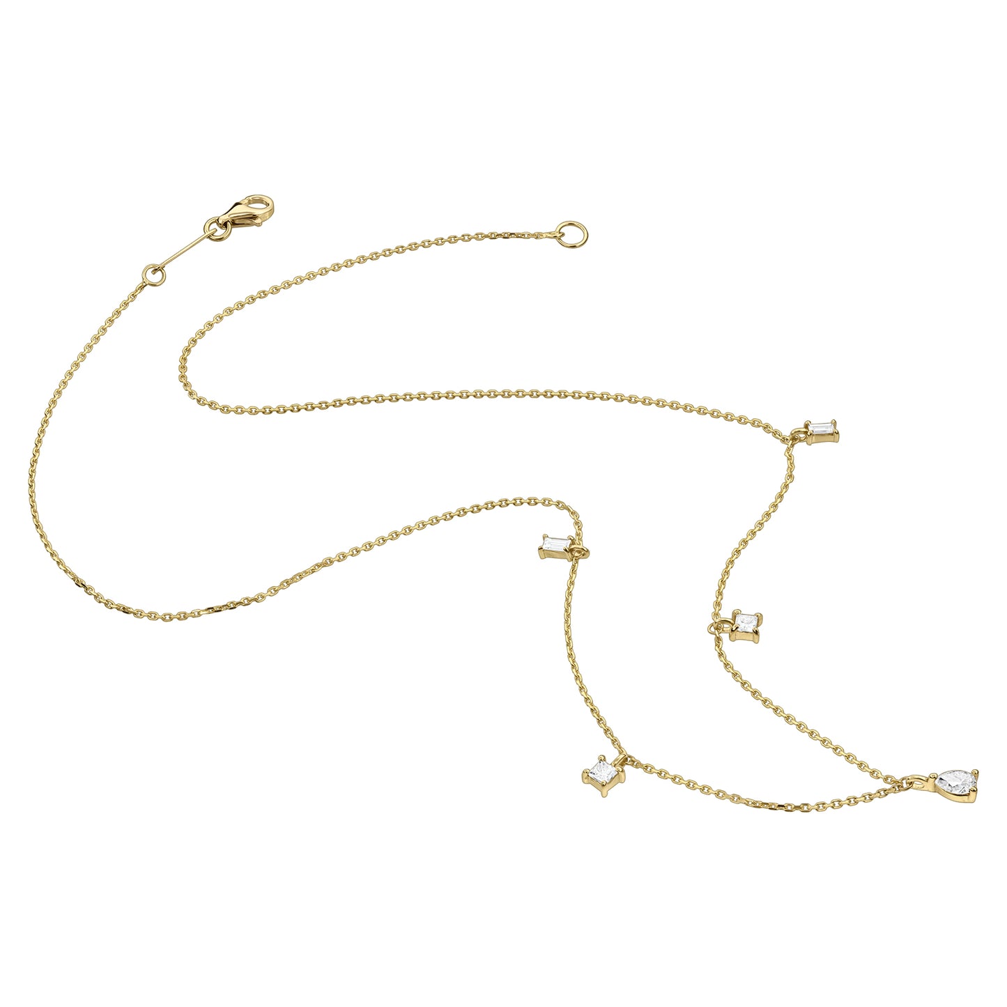 Colier Choker din Aur 14K (585) Flirty cu Diamante 0.35 ct