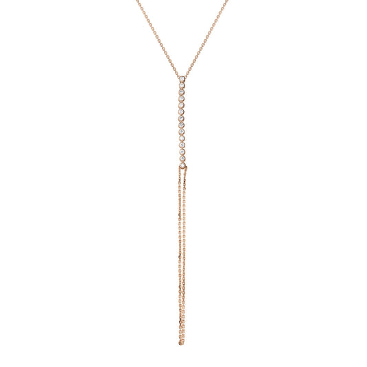 Gold Bracelet 14K (585) Ravish with Diamonds 0.26 ct - Pink