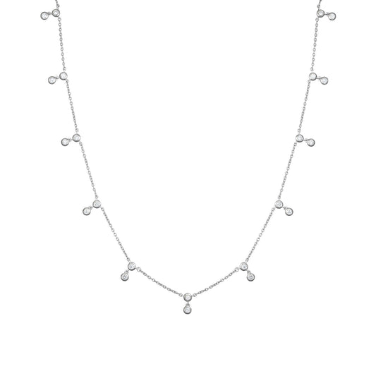 Colier din Aur 14K (585) Eden cu Diamante 0.55 ct
