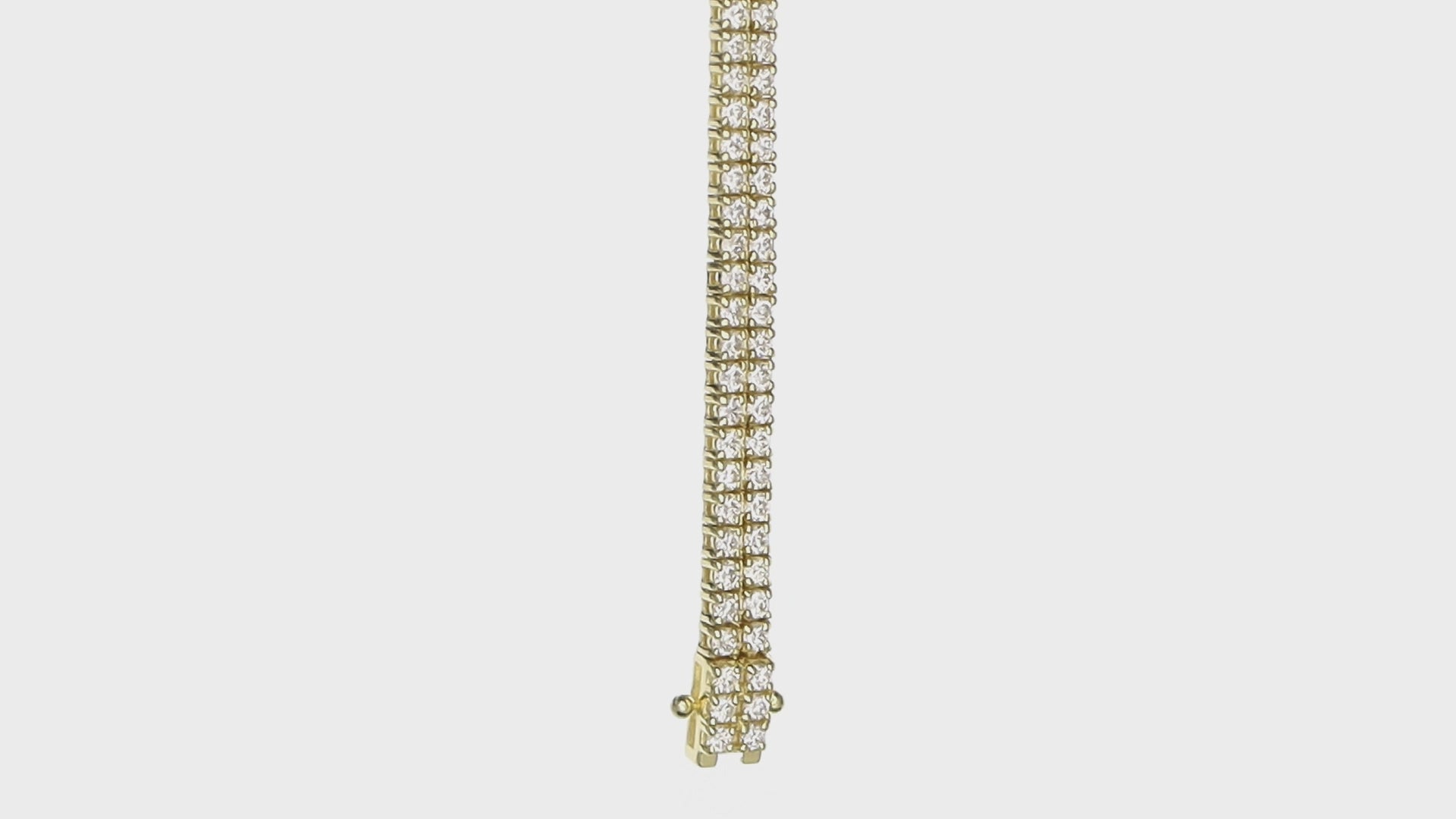 Sereine Eternity Tennis Bracelet 14K yellow gold 3.60 ct diamonds
