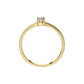 Gold Ring 14K (585) Sole with Diamond 0.10 ct - Gold
