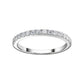 Gold Ring 14K (585) Eternity with Diamonds 0.35 ct - White