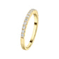 Gold Ring 14K (585) Eternity with Diamonds 0.35 ct - Gold