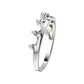 Gold Ring 14K (585) Zenith with Diamonds 0.06 ct - White