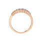 Gold Ring 14K (585) Tresor with Diamonds 0.25 ct - Pink
