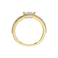 Gold Ring 14K (585) Mirage with Diamonds 0.35 ct - Gold