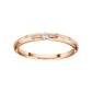 Gold Ring 14K (585) Caprice with Diamonds 0.10 ct - Pink