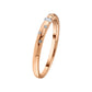 Gold Ring 14K (585) Caprice with Diamonds 0.10 ct - Pink