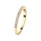 Gold Ring 14K (585) Eternity with Diamonds 0.21 ct - Gold