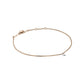 Gold Bracelet 14K (585) Wispy with Diamonds 0.10 ct - Pink
