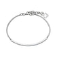 Gold Bracelet 14K (585) Grace with Diamonds 0.22 ct - White