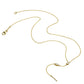 Gold Necklace 14K (585) Serene with Diamonds 0.15 ct - Gold