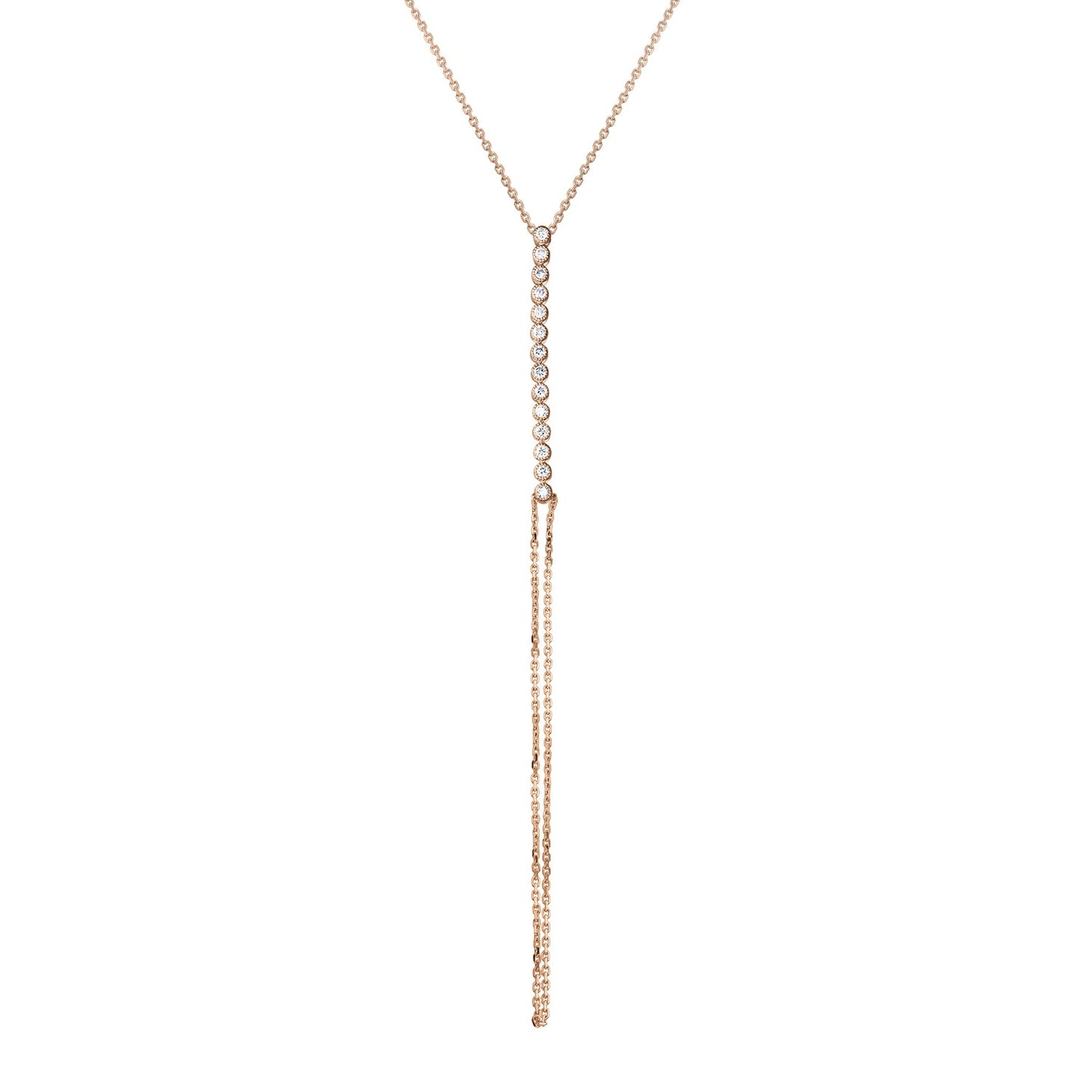 Gold Bracelet 14K (585) Ravish with Diamonds 0.26 ct - Pink