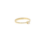 Gold Ring 14K (585) Sole with Diamond 0.10 ct - Gold