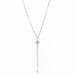 Gold Necklace 14K (585) Celestial with Diamonds 0.15 ct - White