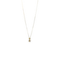 Gold Necklace 14K (585) Demure with Diamonds 0.10 ct - Gold
