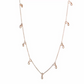 Gold Necklace 14K (585) Eden with Diamonds 0.55 ct - Pink