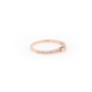Gold Ring 14K (585) Enchant with Diamonds 0.17 ct - Pink